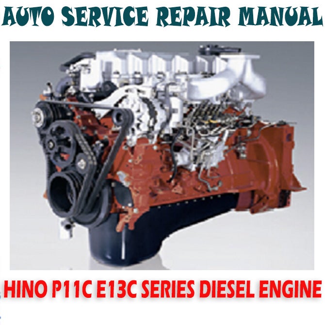 download Hino e13c engine shop workshop manual